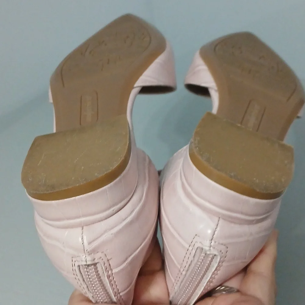 Elegant Pink Ankle Strap Women's Shoes, pre-loved excellent conditions sz 8 - Picture 4 of 5